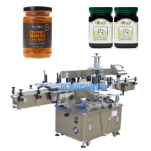 JB-SMTB Automatic 250g 400gr round glass jar honey sauce labeling machine for production line